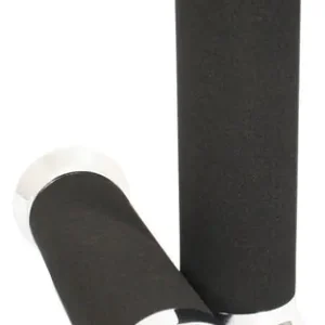 Price Drop Chrome End Grips - 7/8" - (02-2402)