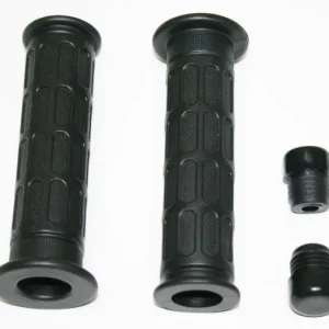 Final Sale Honda OEM Type Grips ~ Open End w Caps - 7/8" - (02-2481)