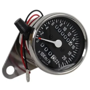 One Day Deal Mini Speedo (KPH) ~ Black Face - 60KM/H = 1400 RPM - (03-0730)