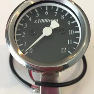 4:1 Mini Tachometer ~ Black Face (03-0764) Limited Edition