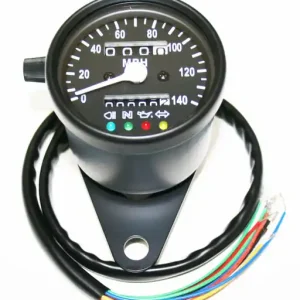 One Day Deal 2:1 Mini Speedo (MPH) ~ All Black - 60MPH=2240RPM - (03-0773)