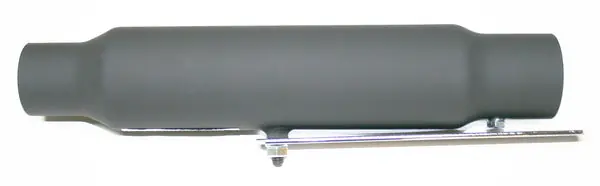 Instant Buy Black Shorty Muffler w Removeable Baffle ~ 12" Long (06-6997)