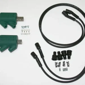 Dynatek Performance High Output 3 Ohm Ignition Coil Set/2 With Plug Wires (07-9974) Markdown