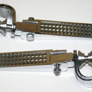 Last Chance Custom Pebble Chrome Crash Bar Highway Footpeg Set (14-2015)