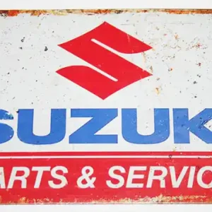 Modern Suzuki Logo - Tin Sign (61-0019)