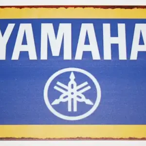 Yamaha Logo - Tin Sign (61-0021) Hassle-Free Returns