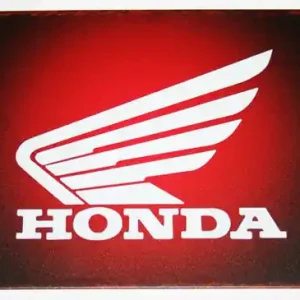Honda Logo (White Logo) - Tin Sign (61-0022) Flash Sale