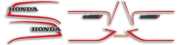 CB1100F 1983 Complete Decal Set ~ Blue & White Canadian Model (73-0679) Grab Now
