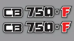 Grab Now CB750F 1979 Side Panel Logo Decal Set (73-0730)