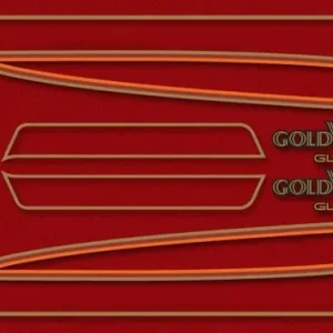 Discount GL1000K 1975 Complete Decal Set ~ Candy Antares Red Model (73-0758)
