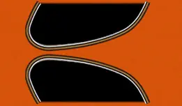 Big Sale CB550K 1974 Gas Tank Stripe Decals (73-0760)