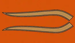 CB750K 1969-70 Gas Tank Stripe Decals ~ Gold Stripes (73-0771) Buy Today