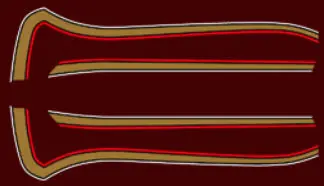 Popular CB750K 1977 Gas Tank Stripe Decals (73-0777)