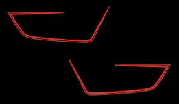 CB750K 1979 Side Cover Stripe Decals ~ Black Model (73-0782) Luxury