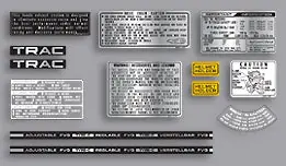 Bulk Order CB1100F 1983 Supersport ~ Canadian Model ~ Warning and Service Label Set (73-0797)