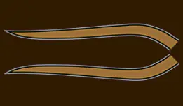 Worldwide Shipping CB750K 1972 Gas Tank Stripe Decals ~ Gold Stripes (73-0810)