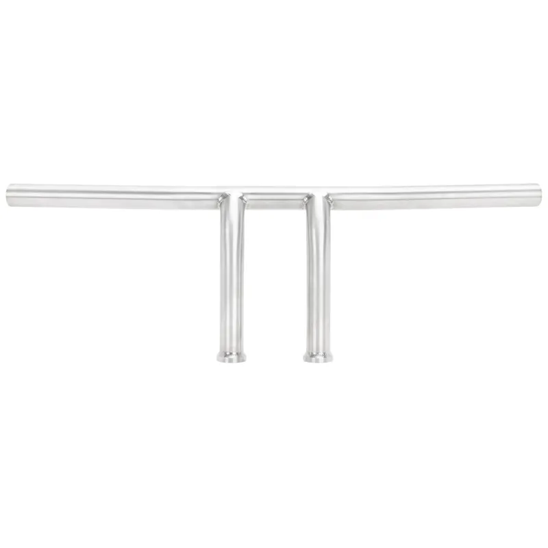 Exclusive Offer Pullback T-Bar Handlebars - 6 inch Rise - 1 inch - Stainless Steel
