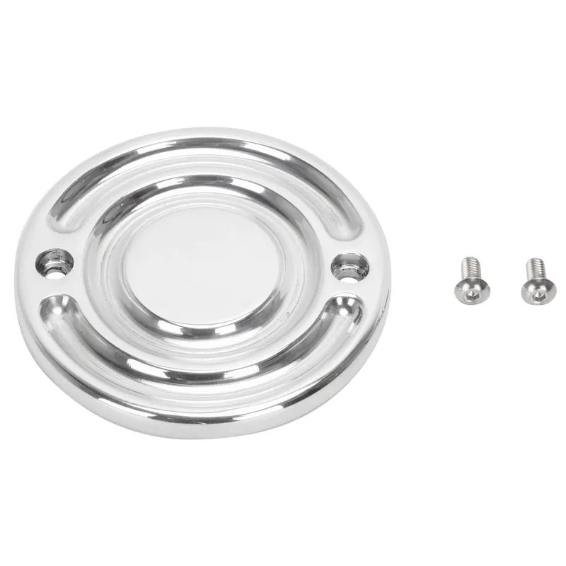 Swirl Points Cover For Harley Davidson Big Twin & Sportser - Polished Hassle-Free Returns