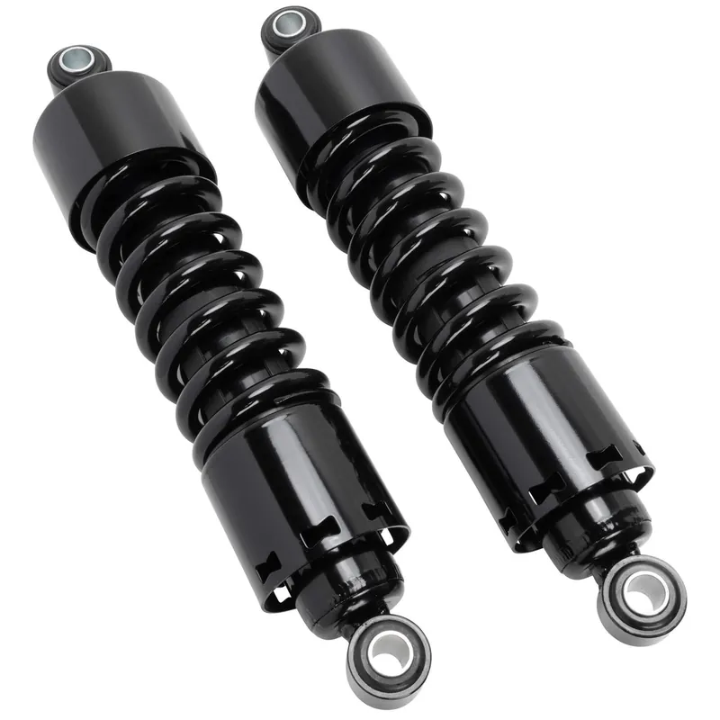 11" Black Shocks With Black Spring - 1 inch Under - 1973-1984 Harley-Davidson FX/FXE 1972-1984 FL Must Have