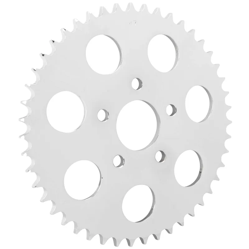Replacement Dished Sprocket - Chrome - 47 Tooth - 1973-1985 Harley-Davidson Big Twin 1979-81 XL Editor’s Pick