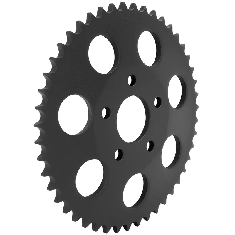 Modern Replacement Dished Sprocket - Black - 47 Tooth - 1973-1985 Harley-Davidson Big Twin 1979-81 XL