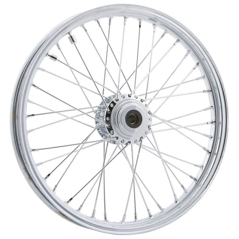 19 x 2.15 40 Spoke Chrome Dual Disc Front Wheel fits 2000-03 Harley-Davidson FXD/XL Reduced Price