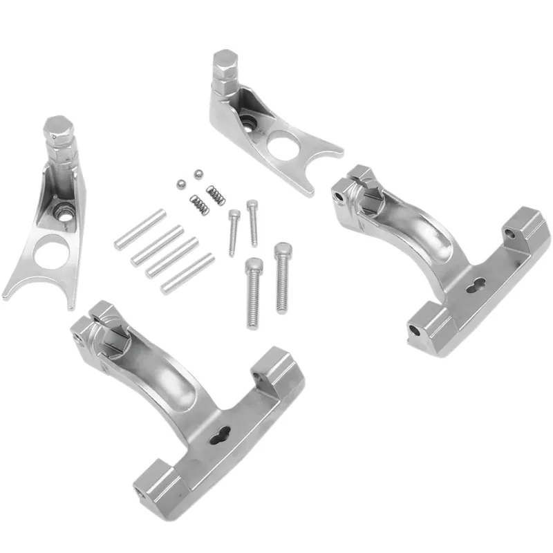 Editor’s Pick Passenger Floorboard Mount Kit - Chrome - 2000-17 Harley-Davidson FXST/C, FLST/C