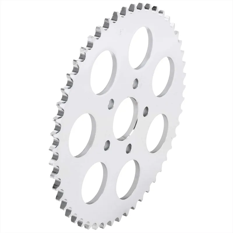 Replacement Flat Sprocket - Chrome - 51 Tooth - 1982-1992 Harley-Davidson Sportster OEM# 41464-86 Seasonal Sale