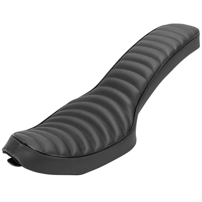 Get Yours Sporty 2-Up Seat - Black Arched Pleat - 2004-2021 Harley-Davidson Sportsters