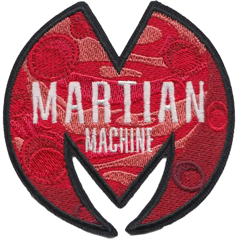 Today Only Martian Round Embroidered Patch