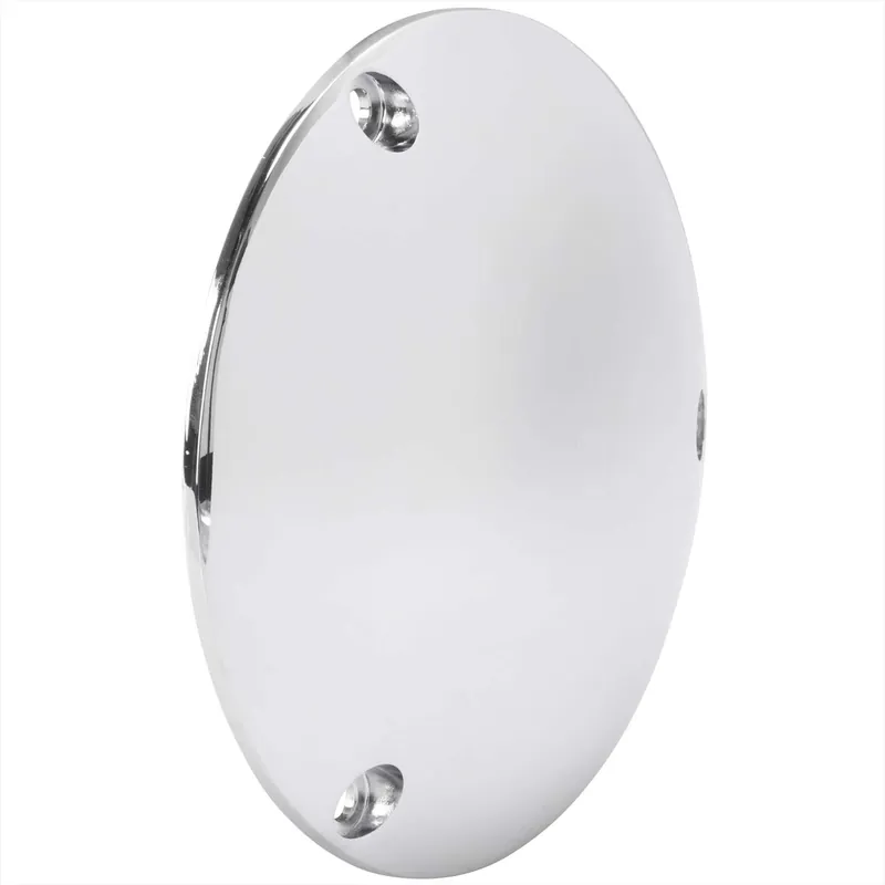 While Supplies Last Derby Cover - Chrome - 1970-1998 Harley-Davidson Big Twins