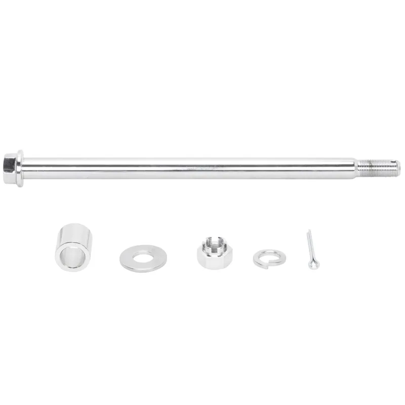 Chrome Rear Axle Kit 1980-2001 Harley-Davidson FL FLH FLT 82-94 FXR 86-06 FLST Premium