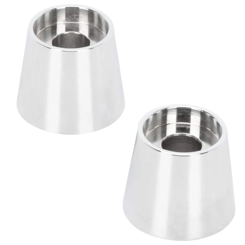 Tapered T-Bar Extensions - 1" High/1" Handlebars - Chrome Warranty Included