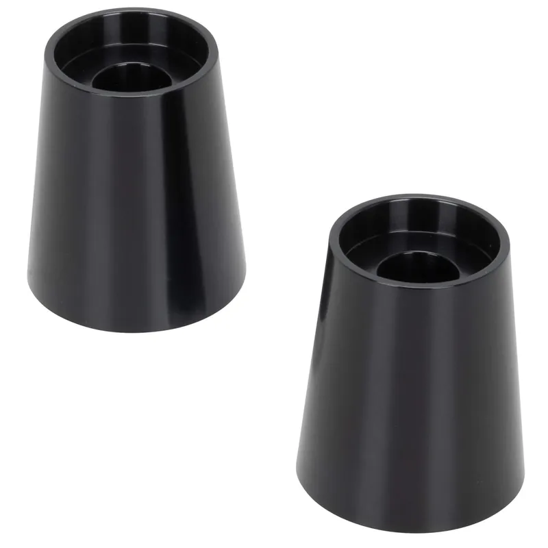 Original Tapered T-Bar Extensions - 1.5" High/1" Handlebars - Black