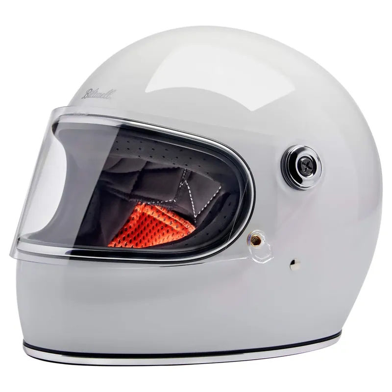 Today Only Gringo S DOT/ECE R22.06 Approved Full Face Helmet - Gloss White