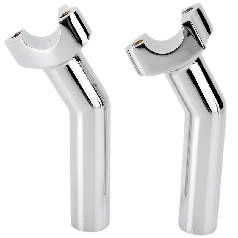 4-1/2 inch Pullback Handlebar Riser Set - Chrome Factory Price