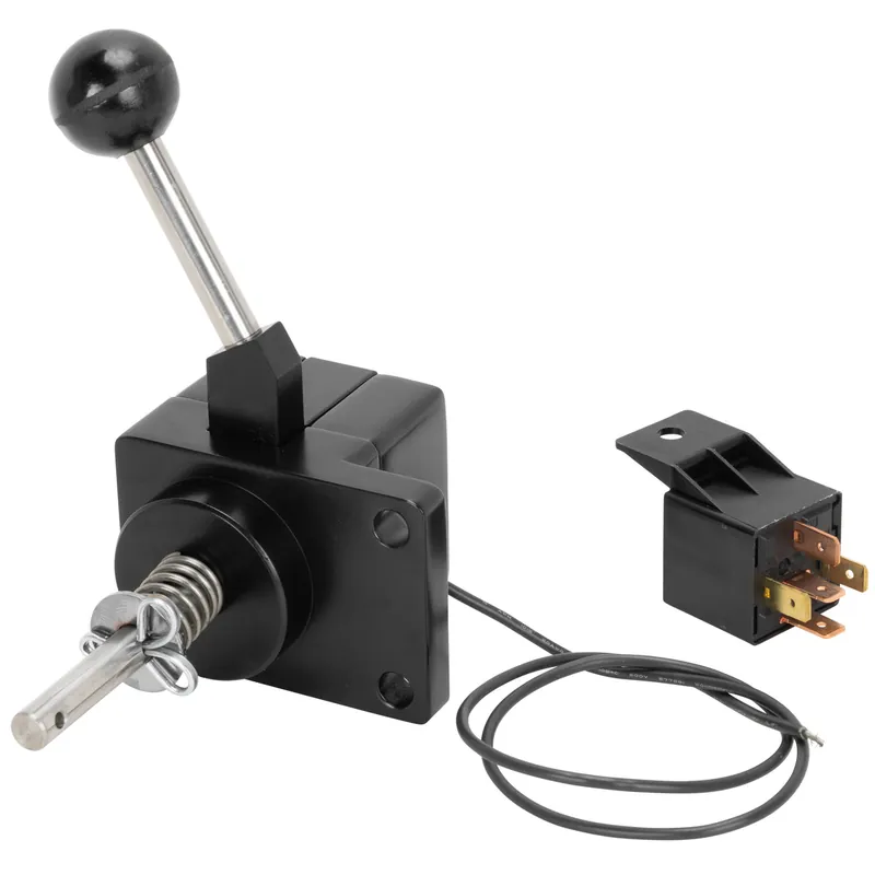 Fan Favorite Lever Action Starter Solenoid 1965-1986 Harley-Davidson Big Twin 4 Speed 1984-1988 Softail - Black