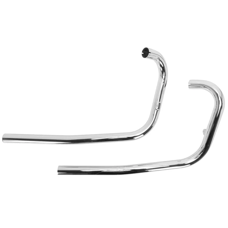 High Quality Triumph 1-3/4 inch Upswept Drag Exhaust Pipes - Chrome