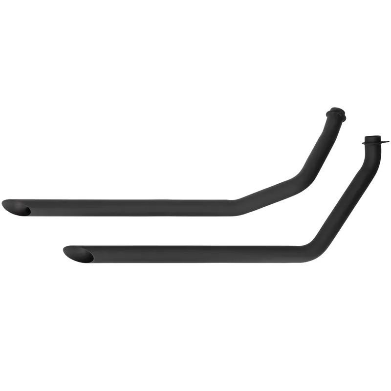 MCM Slash Cut Drag Pipes 1971-1984 Harley-Davidson FX 1981-1982 FXWG - Black Sale