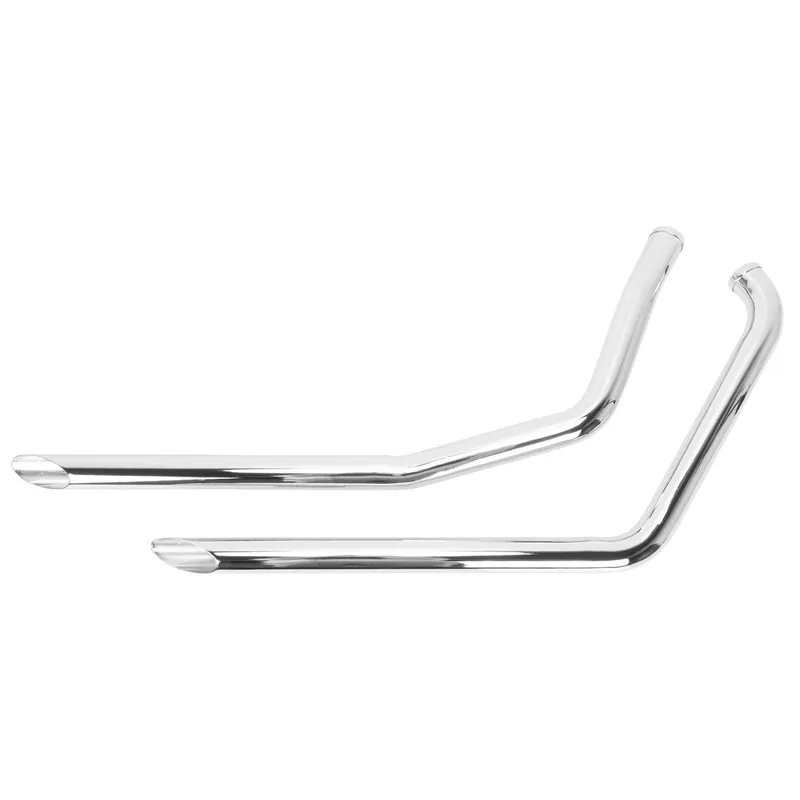 MCM Slash Cut Drag Pipes 1986-2006 Harley-Davidson Softail - Chrome Top Rated