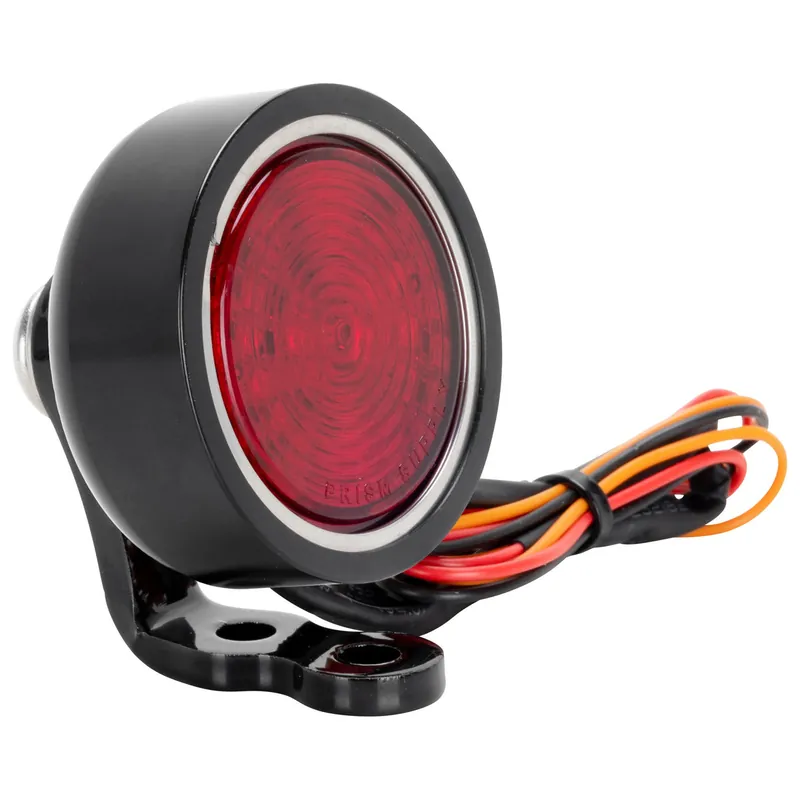 Prism Supply Co. 1.85 inch Speedster Tail Light - Gloss Black Modern