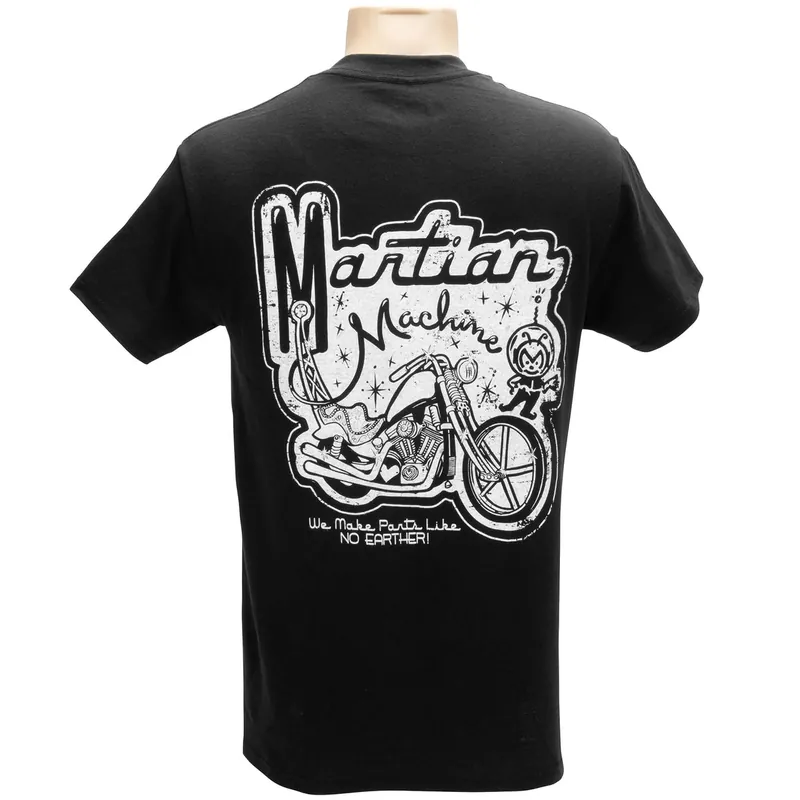 Martian Vintage Bike T-Shirt Premium
