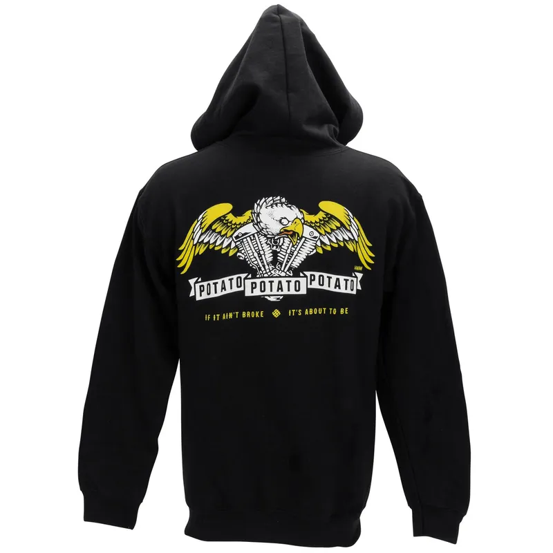 Potato Zip-Up Hooded Sweatshirt Popular
