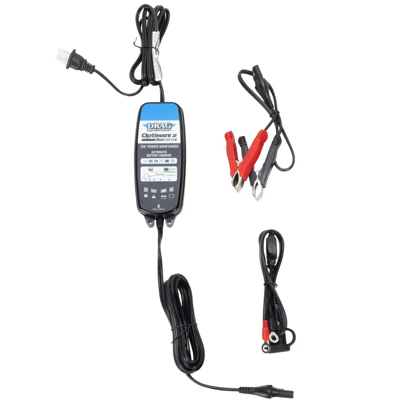 Optimate 2 Duo Battery Charger 2 Amp/12V for Lead Acid & Lithium Batteries Genuine