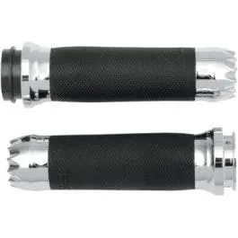 Buy Today Paul Yaffe GYB-FBW-C Chrome Yafterburner Hand Grips for Harley Throttle by Wire