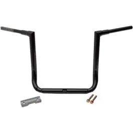 High Quality La Choppers Gloss Black 16" Grande Twin Peaks 1 1/2" Handlebars Harley FLH 14-20