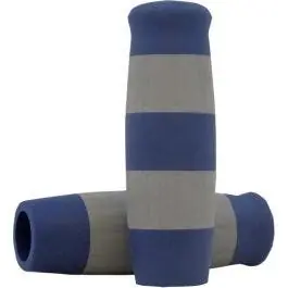 Must Have Lowbrow Blue & Gray Flying Monkey 1" Krayton Rubber Grips Harley or Custom