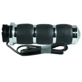 Must Have Avon Velvet Air Cushioned Chrome Heated Hand Grips for Harley Cable Models