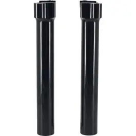 Chubby Billet 12" Straight Gloss Black Riser Set 4 Harley Clearance