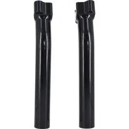 Genuine Chubby Billet 9.5" Pull Back Gloss Black Riser Set 4 Harley
